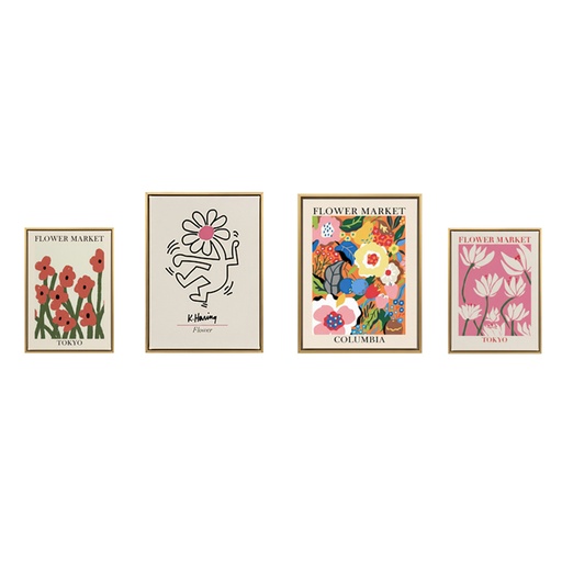 [CDT-Matisse/3] Juego de cuadros decorativos estilo Matisse