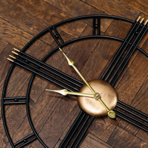 Reloj de pared 60 cm metálico estilo nórdico