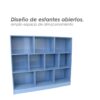 Librero organizador de 10 cubos (L10-Az)_Mesa de trabajo 1 copia 5