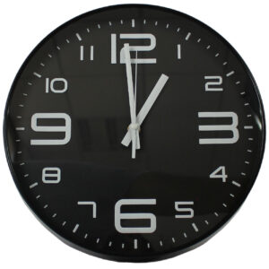 Reloj de Pared 30cm  Negro 1