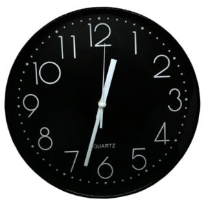 Reloj de Pared 30cm  Negro 2