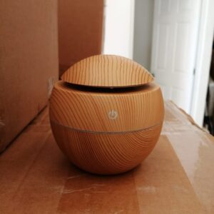 Humidificador para esencias difusor de aromas diseño esfera aromaterapia (Café claro)