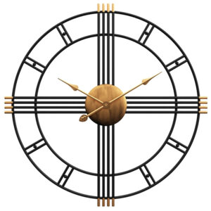 Reloj de Pared 50 cm metálico estilo nórdico