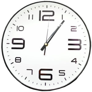Reloj de Pared 30cm  Blanco